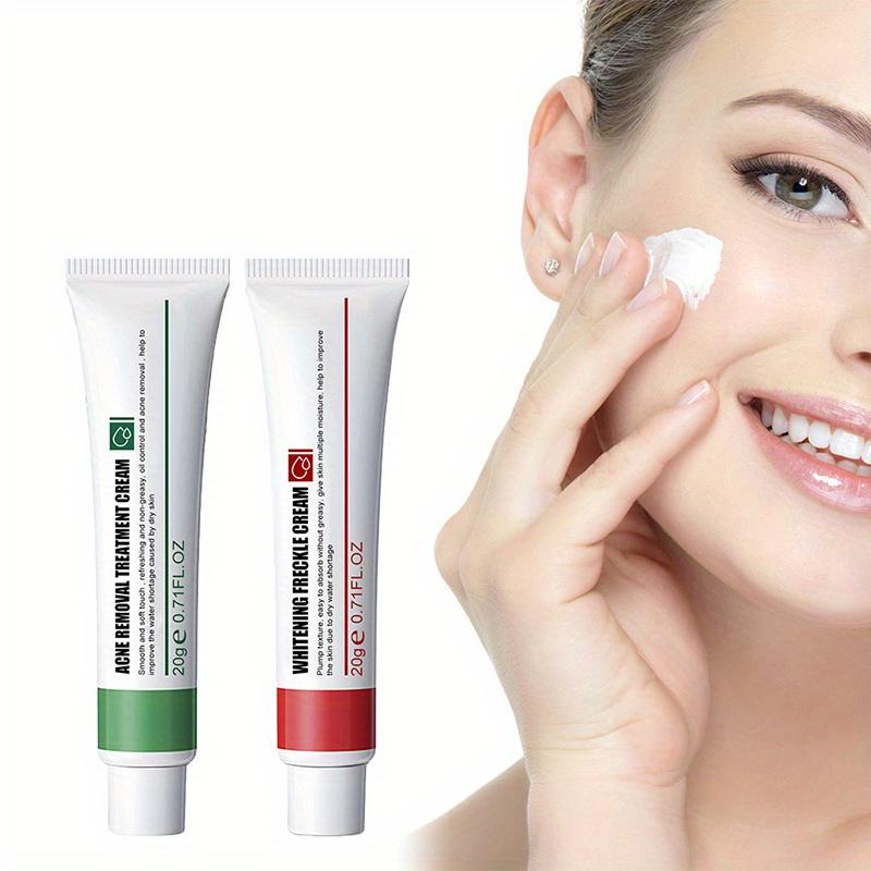 Acne and Spot Removing Cream Lightens Spots Brightens Skin Tone Moisturizes Skin Acne and Spots Skin Care and Repair Cream