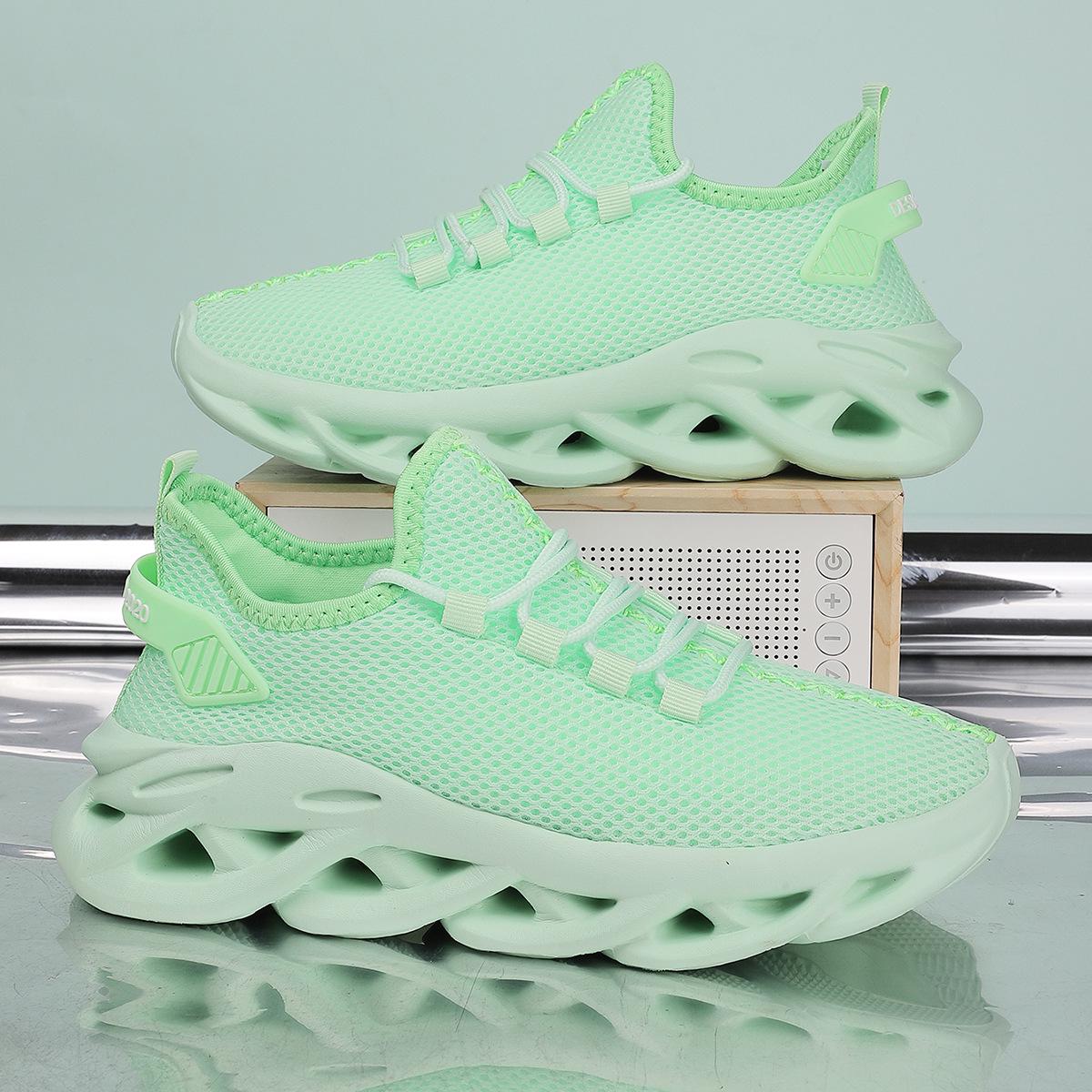 

Men s Lightweight Breathable Sports Shoes with Mesh and Braided Sole EU 39 светло-зеленый