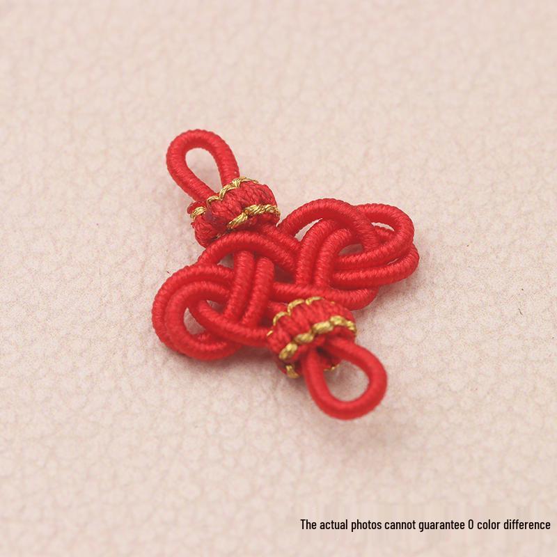 Golden Pineapple Knot Necklace with DIY Spacer Beads and Braided Cord