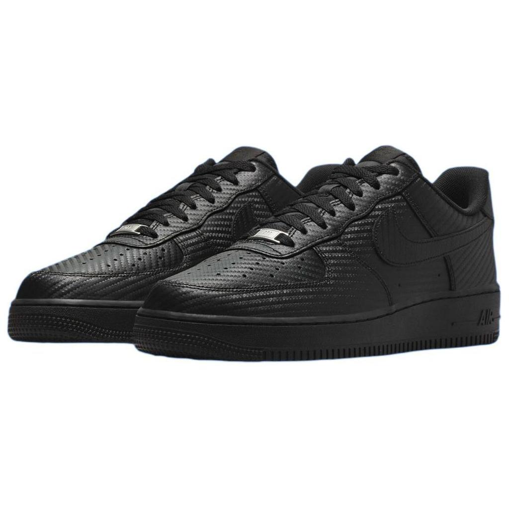 Nike Air Force 1 Low Svarte Karbonfiber Sneakers HF2886-001