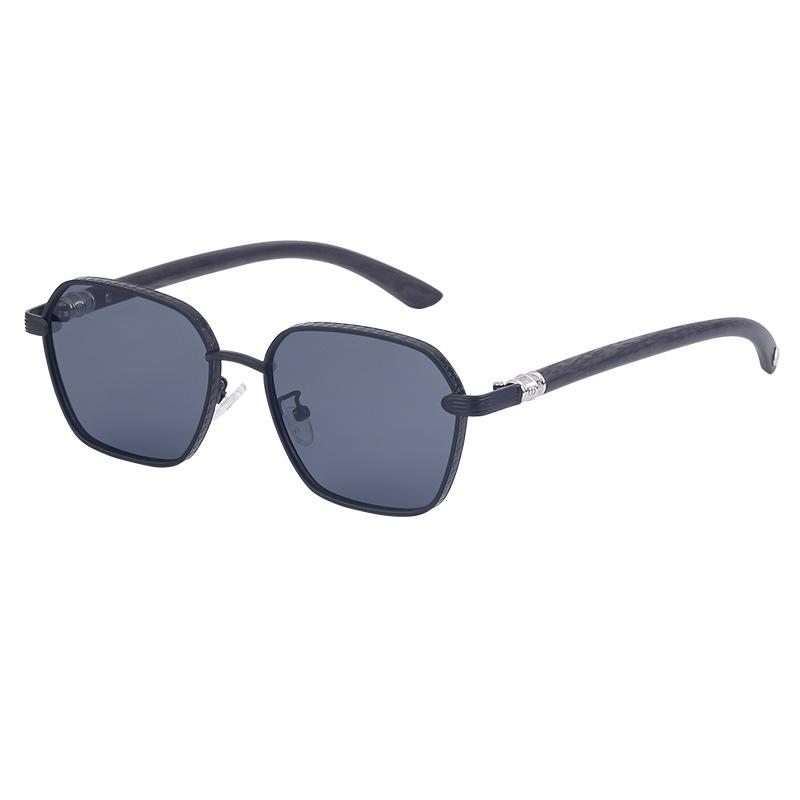 

Vintage Sunglasses Men Fashion Polygon Driving Googles Classic Metal Frame UV400 Gradient Mirror Shades Eyewear