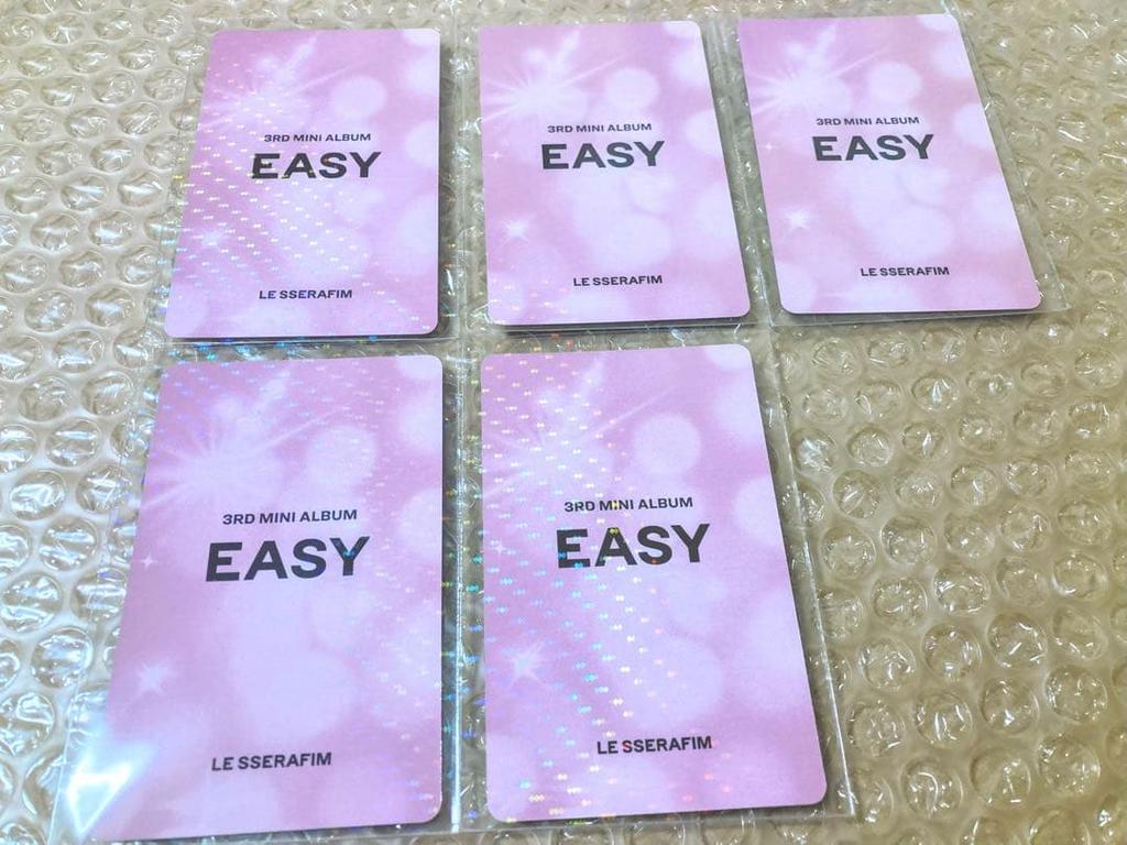 [USED] Weverse. Limited edition. Rare photo card with hologram design / CHAEWON