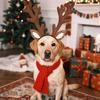 Christmas Pet Antler Headbands For Small Media Dog Cats Soft Costumes Party Decoration Photo Shoot Accessory