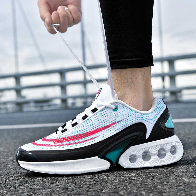 Shoes Men's Spring New Breathable Air Cushion Running Shoes Large Size 47 Casual Shoes Lightweight Soft Sneakers 2025