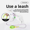 Die Hundeleine kann diagonal getragen werden, um Ihre Hände freizuhalten.. Es ist eine Haustier-Führleine und eine explosionssichere und stoßfeste Hunde-Führkette
