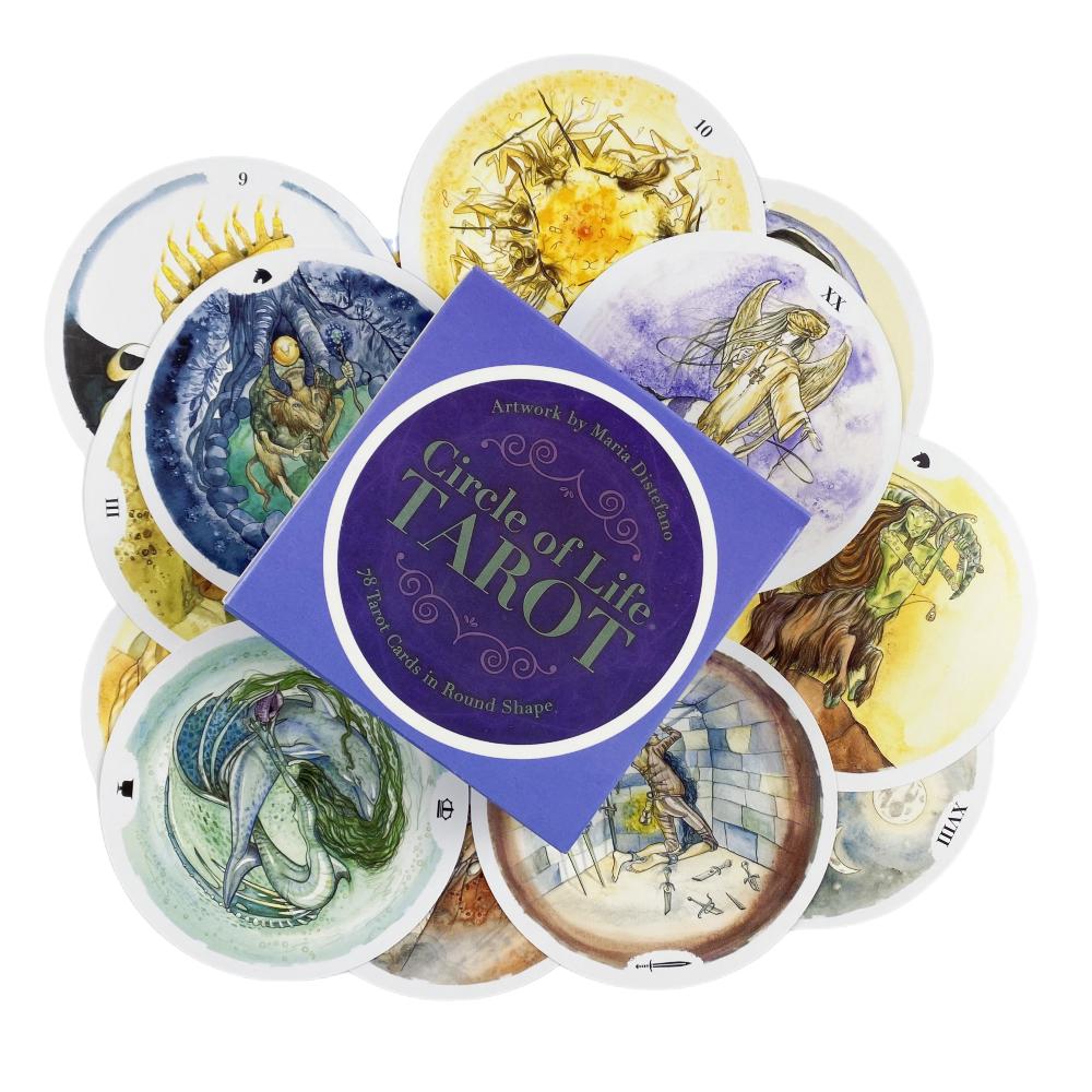 Prism Stay Magic Tarot Cards Divination Deck English Versions Edition Oracle Board Playing INK Table Game For Party