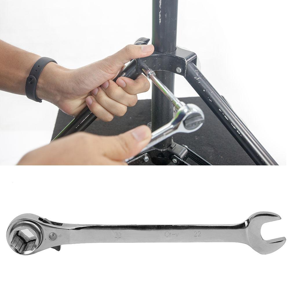 Ratchet Wrench Chrome Vanadium Steel Double Using Hand Home Repairing Tool 1922mm