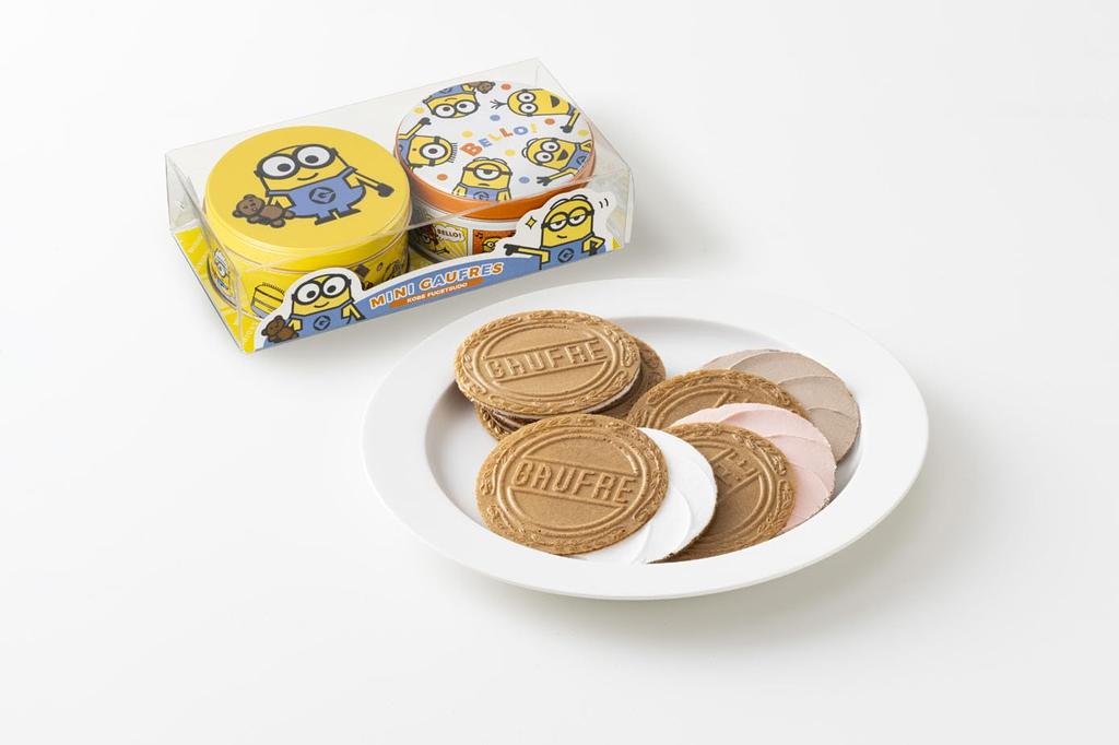 Kobe Fugetsudo Minion Mini Gaufre 2 Pieces