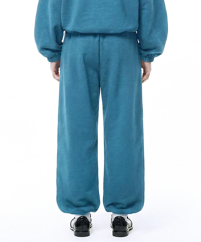 PRINOAR Statement String Single-Pleat Wide Pants - Peacock Green