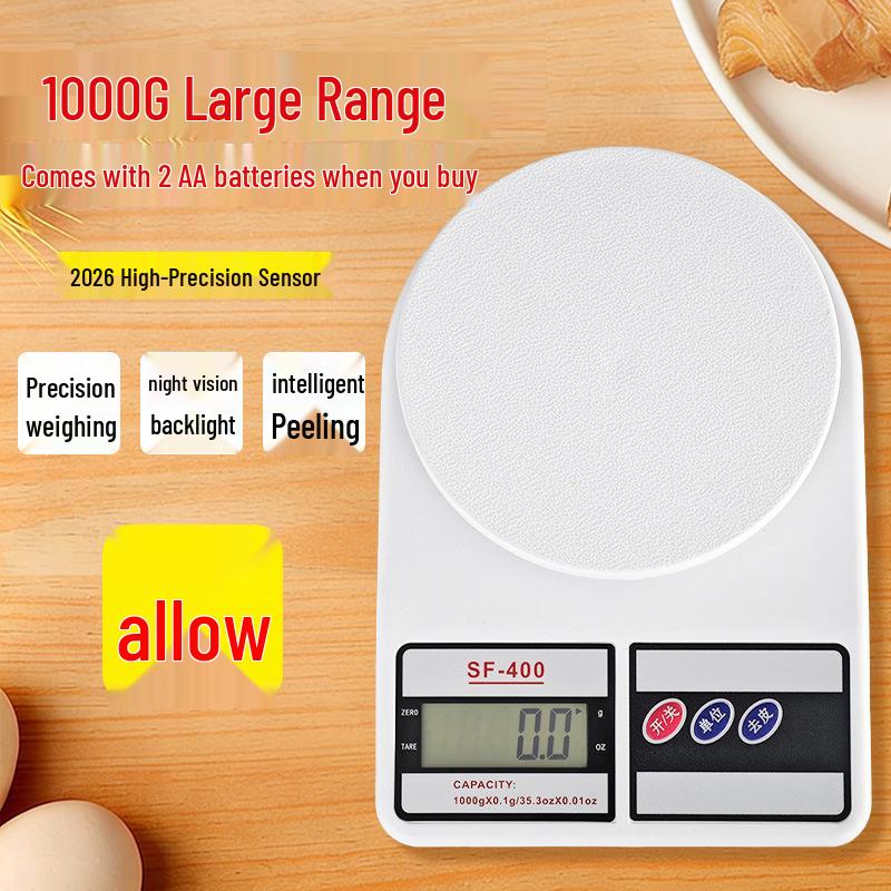 Portable Mini Kitchen Scale - Precise Electronic Weigher for Baking and Household Use