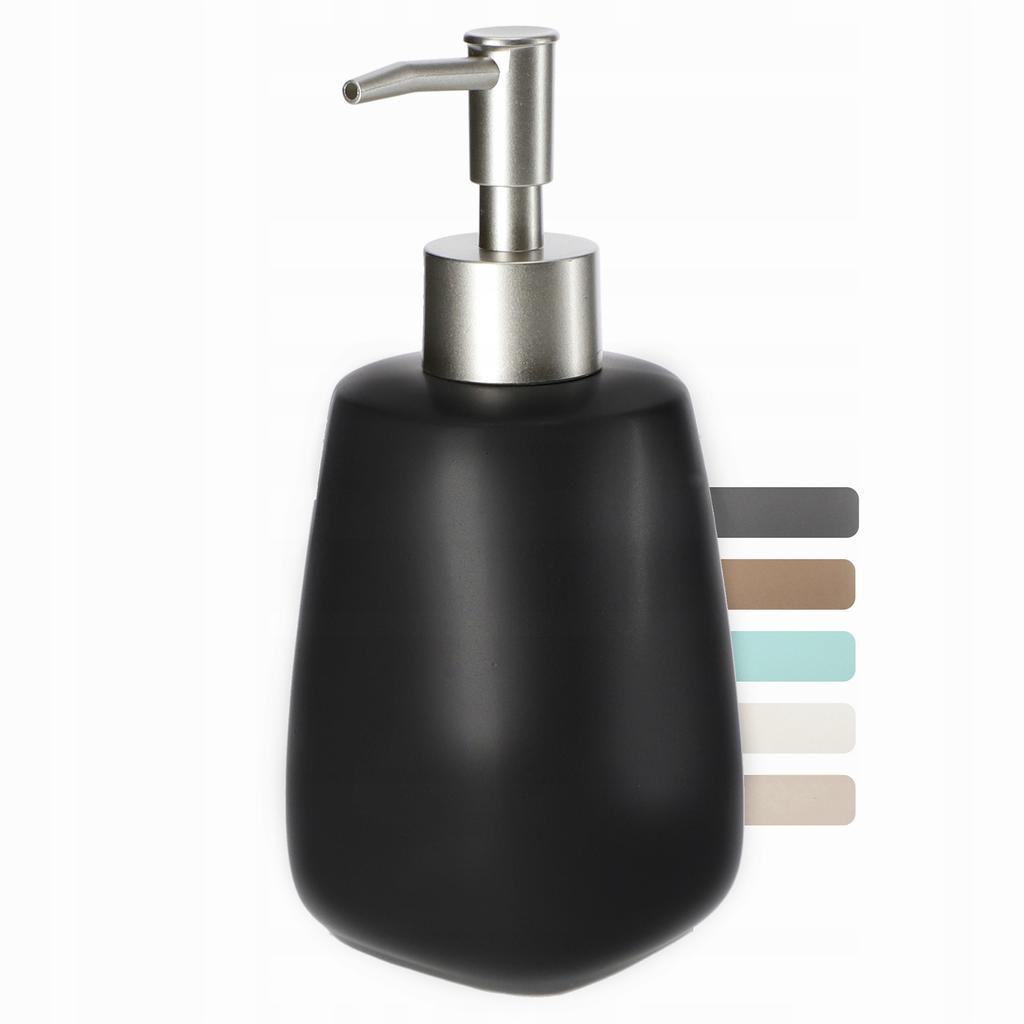 KADAX Dozownik mydła W Płynie Płynu Na mydło 400ml Pojemnik Ceramiczny 