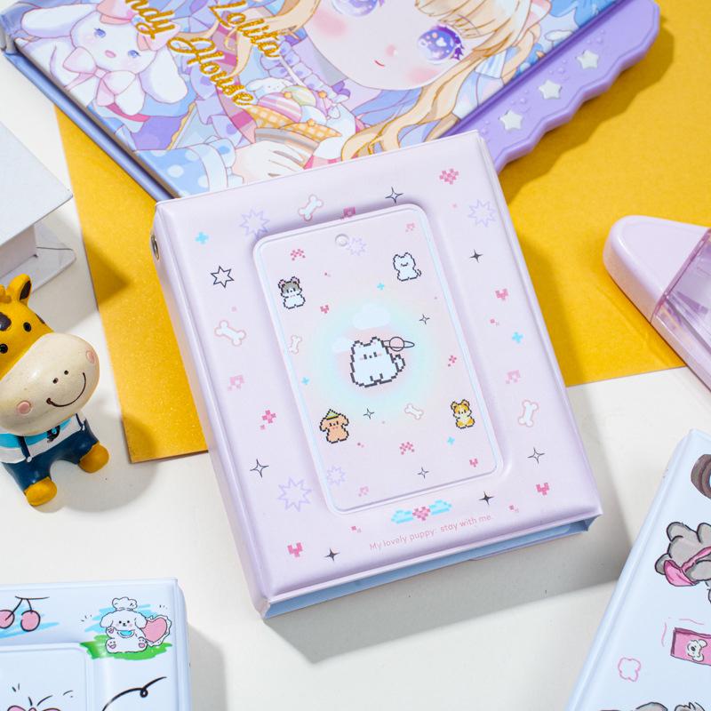 

Мультяшный 3-дюймовый альбом для фотографий и открыток, 36 карманов, мини-альбом для карточек, альбом для коллекции фотографий K-pop айдолов, держатель для хранения визиток A3