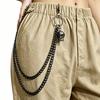 European and American Jewelry Skull Trouser Chain High-end Hip-hop Chain Punk Waist Chain Pendant Trouser Chain
