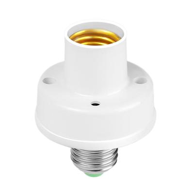 E27 LED Infrared Motion Detection Light Sensor Light Bulb Switch Home E27 Lamp Holde Smart Switch Lamp Socket Adapter