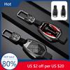UEQPZ1 Hot 2025 Car Racing Style Design Key Case Cover Shell For Mercedes Benz A B C S Class AMG GLA CLA GLC W176 W221 W204 W205 Auto A