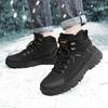 TUINANLE Winter Men Boots Fur Warm Snow Boots Men Hiking Shoes Work Ankle Booties Outdoor Men's Sneakers Footwear