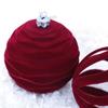 4 шт. Флокований підвісний кулон на ялинку Делікатна різдвяна підвіска Оксамитова різдвяна куля Магазин