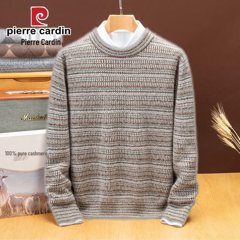 Pierre Cardin Men's Pure Cashmere Crew Neck Pullover