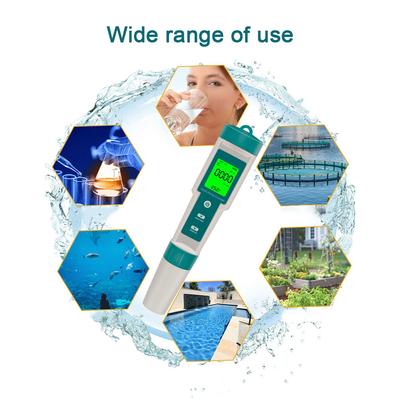 Tester digitale multifunzionale della qualità dell'acqua 7 in 1 Penna portatile per test della qualità dell'acqua ad alta precisione