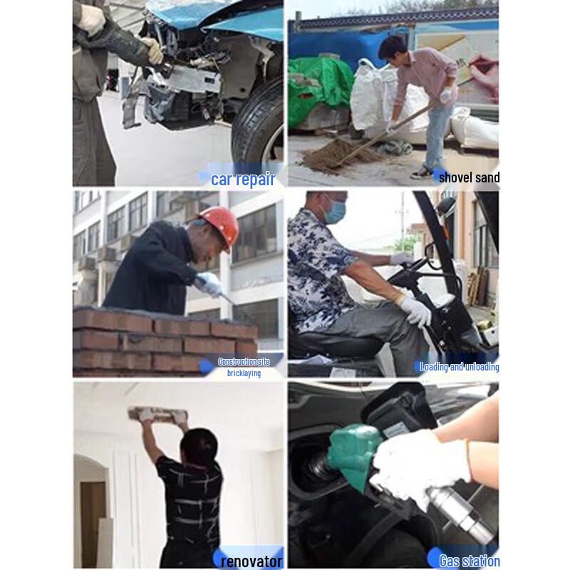 Wear-Resistant Cotton Yarn Work Gloves