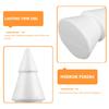 2 Pcs Craft Cone Shapes Shaped Foam Balls for Holidays DIY Christmas Tree Cones