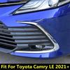 Für Toyota Camry LE XLE Stoßstange vorne Kollisionsvermeidung Zierleiste Nebelscheinwerfer Lampe Augenlid Augenbrauenstreifen Autozubehör