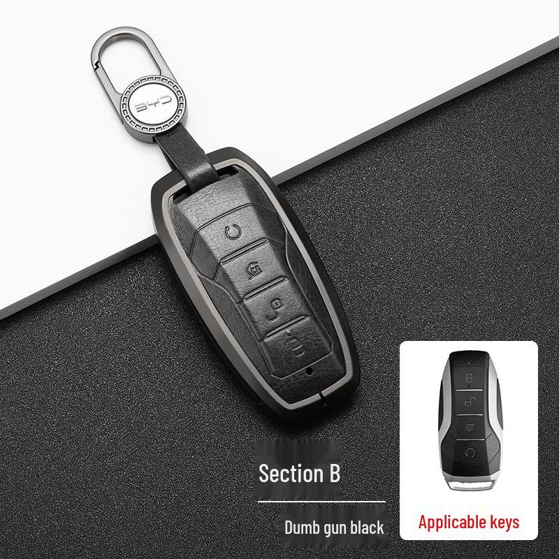 Full Coverage Key Case for BYD Models: Song, QinPLUS/dmi, Dolphin, e2, Tang, Han EV, e3, and Destroyer 05.