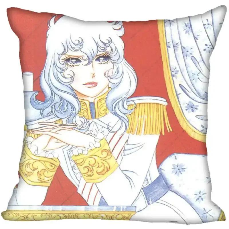 Anime The Rose of Versailles Pillow Cover Bedroom Home Office Decorative Pillowcase Square Zipper Pillow Cases Eco-Friendly 0406