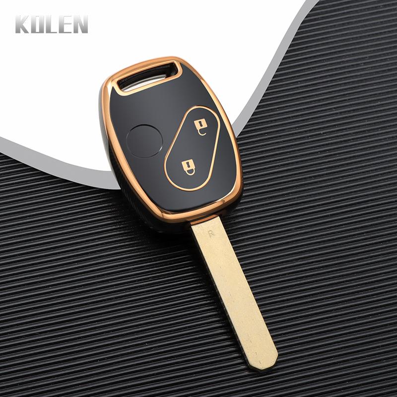 

TPU Car Remote Key Case Cover Shell For Honda Accord Civic CRV CR-V Pilot Insight Ridgeline Protector Holder Fob Bag Accessories