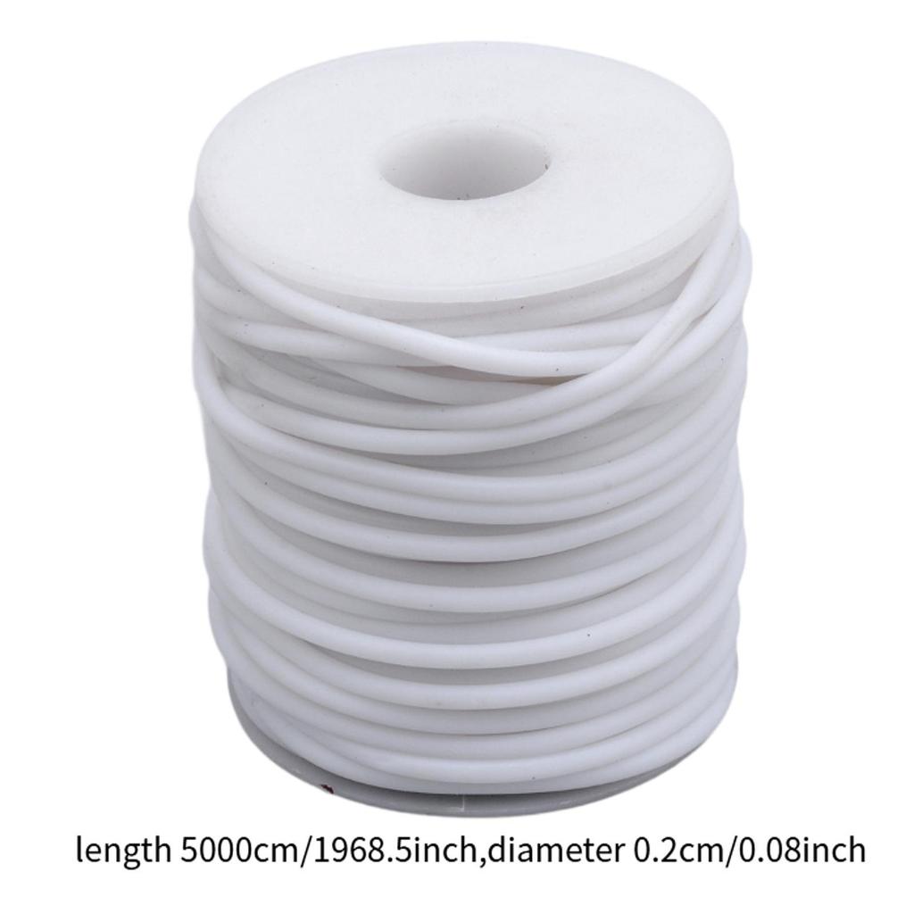 3 Rolls Knitters Cords Rubber Cords Hollow Pipe Flexible Stitch Keeping Cords