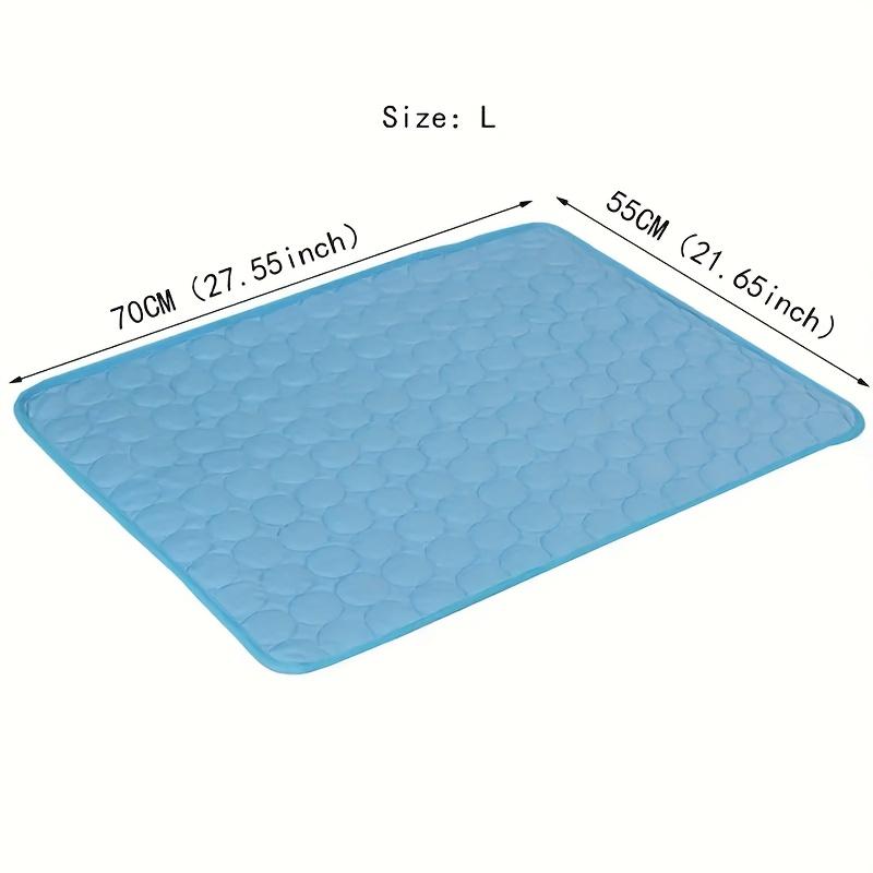 

Cooling Pad for Small Medium Dogs Cats Summer Breathable Pet Bed Cooler Mat S 40x30cm синий