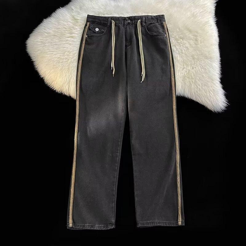 

Women s Vintage Washed Wide-Leg High Street Trousers 4XL