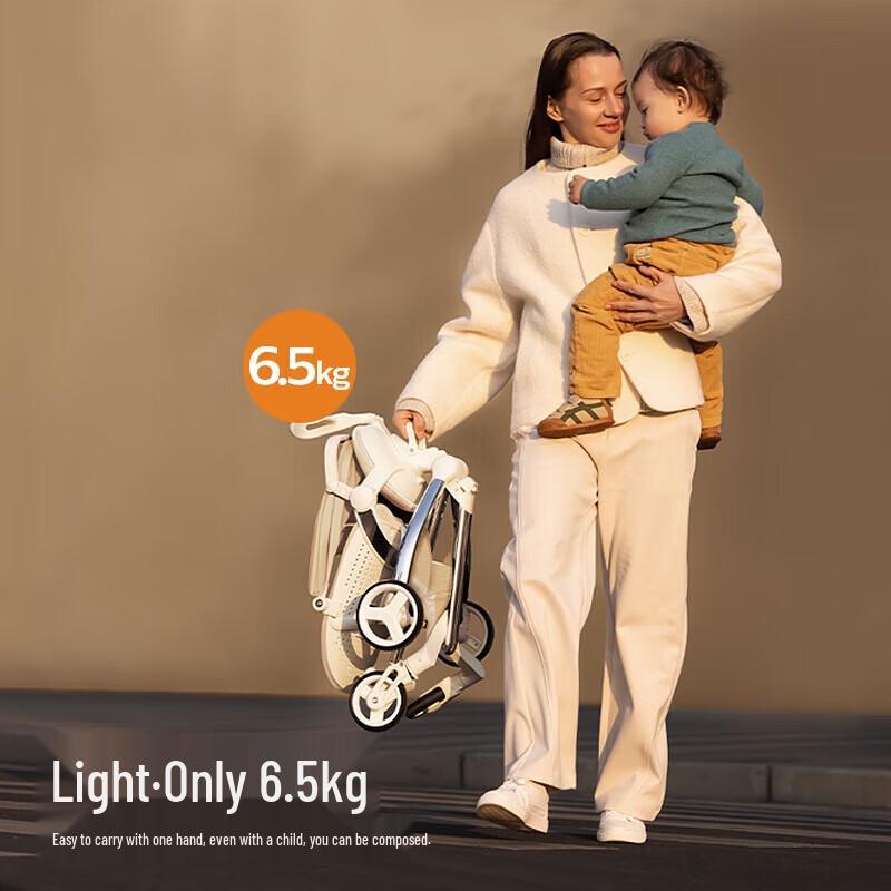 

Легкий складаний двосторонній дитячий візок