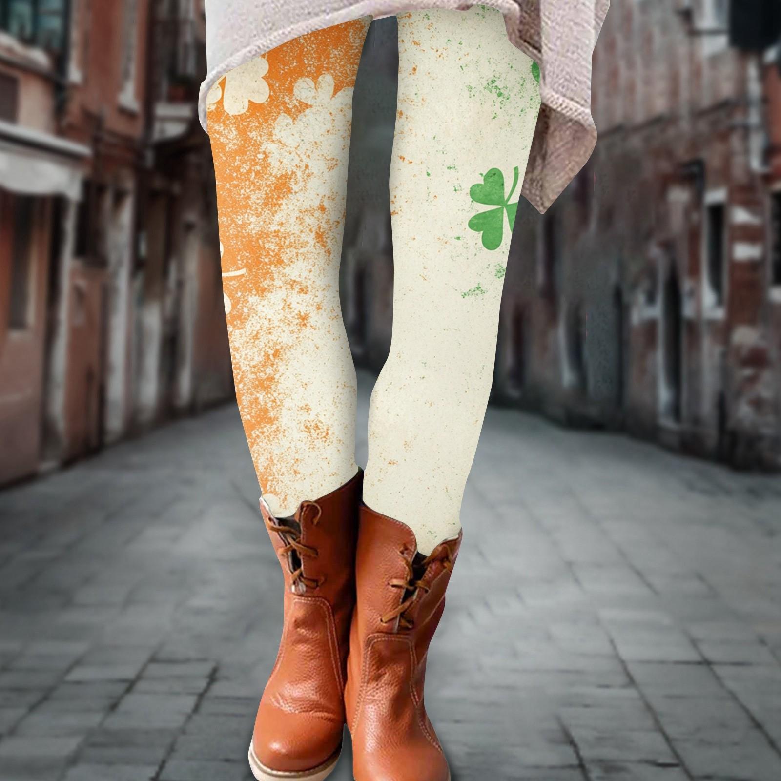 

Женские брюки St.. Мягкие эластичные леггинсы с принтом Патрика, повседневные домашние пижамные брюки XL оранжевый