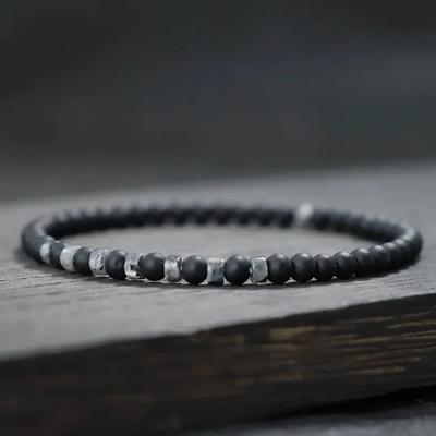 Fashion Mens Bracelet Natural Tiger Eyes Small Stone 4mm Beads Braclet Homme Accessories Bohemia Beach Jewelry