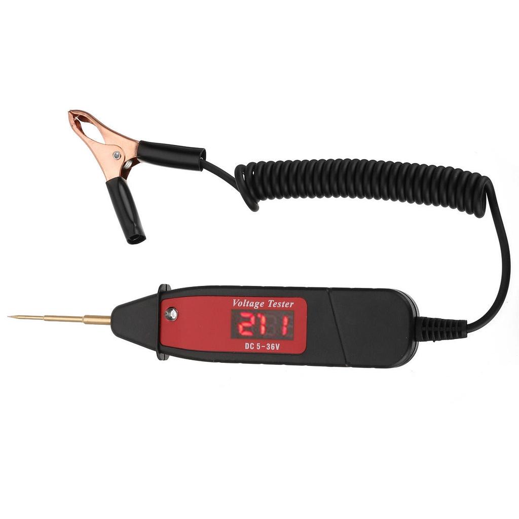 Test Pen Probe Detector Tester LED-Light  1.65M Car Digital LCD Electric Voltage