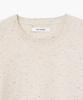 MILLO WOMEN Button Damaged Knit Top [Ecru]