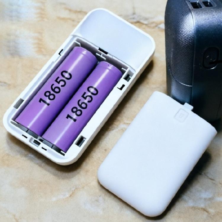 Removable Battery Case Battery Holder Rechargeable Batteries Storage Box Detachable Mobile Power Module Plastic Texture