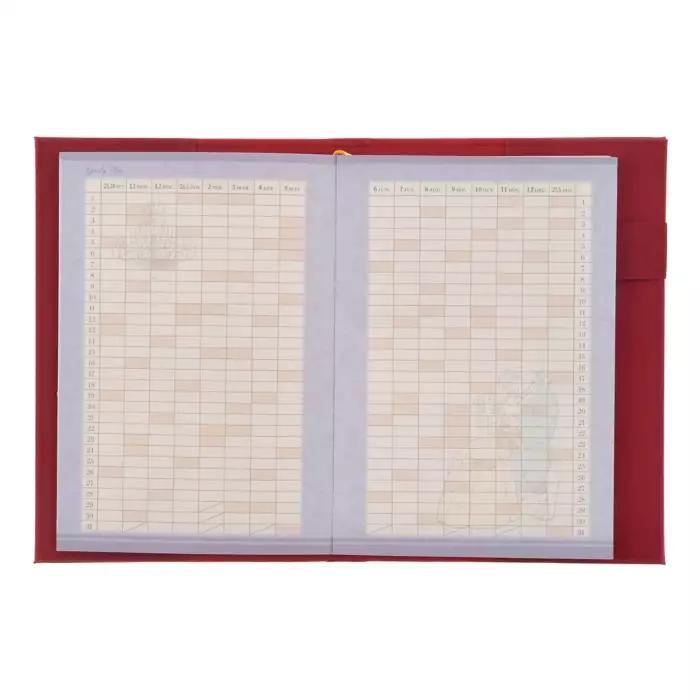 Disney Beauty and the Beast Planner Schedule Book, B6, Embossed 2026 Japan NEW