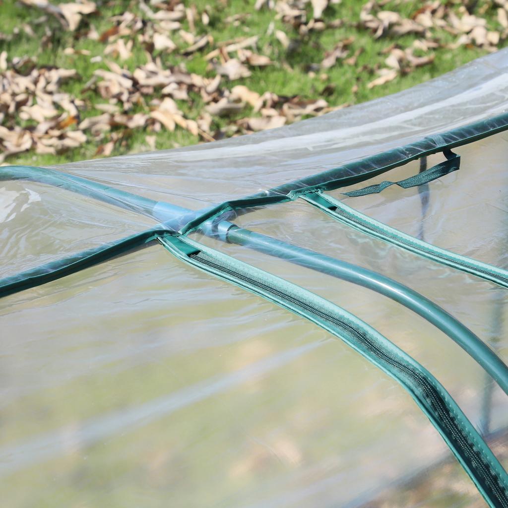 350  X 100 Cm Low Tunnel Greenhouse - Clear