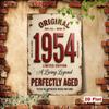Vintage Metal Sign 1954 Limited Edition 22x30 cm Retro Wall Decor Gift