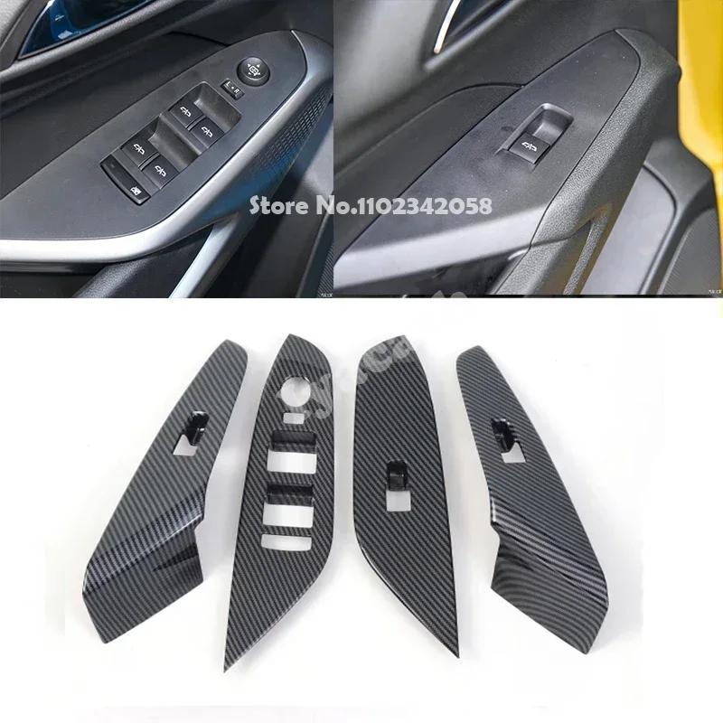 LHD ABS carbonfiber For Chevrolet Trax 2024+ Air Condition Outlet Console Gear panle Head Window swtich handle Panel Accessories