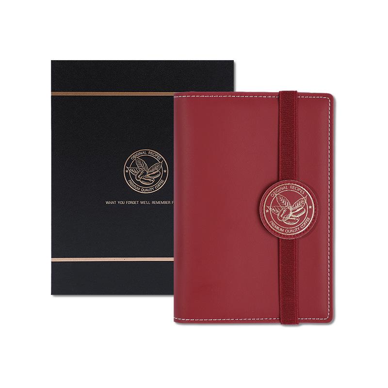 Kajie Napa Leather Loose-Leaf Business Notebook - High-End A5/A6/B5 Notepad Gift Set