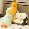 100cm Süßes Hühnchen Ente Pinguin Husky Einhorn Kawaii Langes Kissen Stofftiere Weiche Tierpuppen Schlafsachen Geburtstagsspielzeug