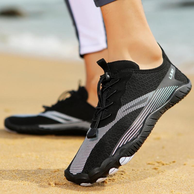 Barefoot Beach Wading Sneakers Unisex Breathable Quick Dry Aquatic Shoes Light Non-slip Water Sports Shoes for Surfing Boating