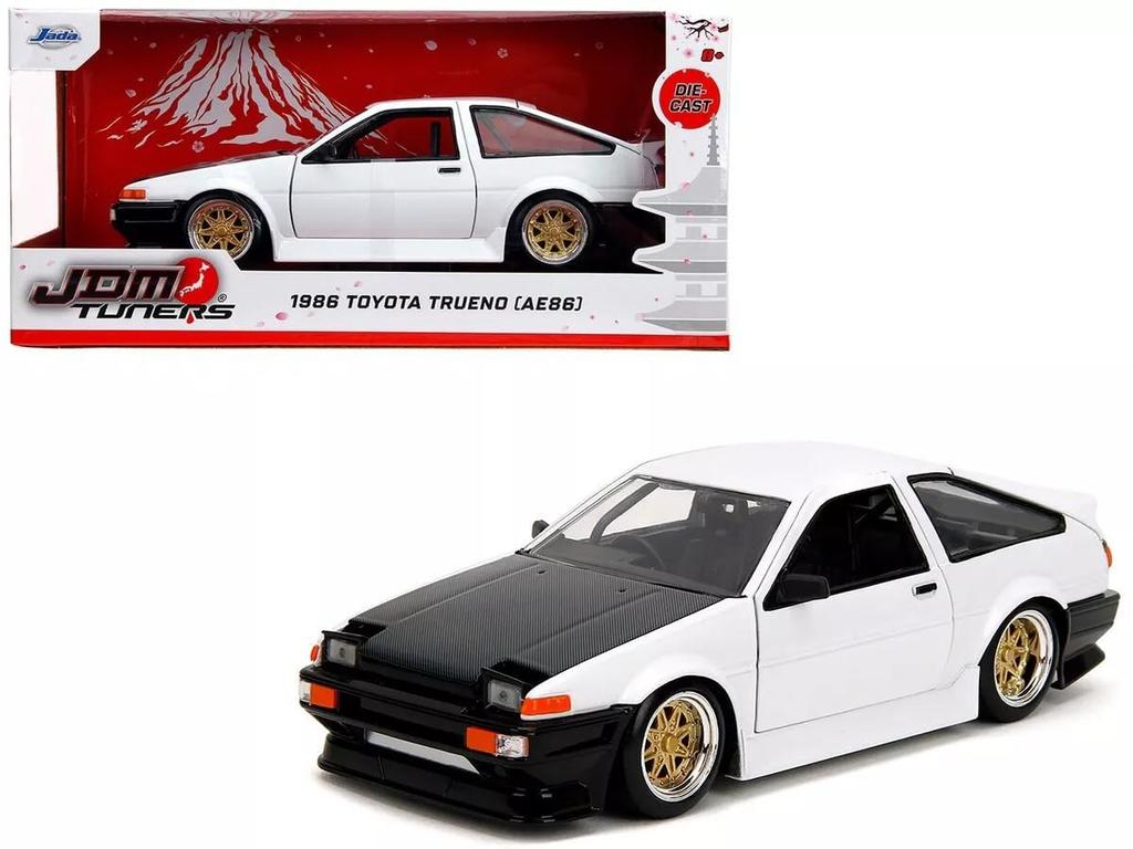 JADA TOYS Toyota Trueno AE86 Hachiroku White Trueno AE86 JDM Tuners Mini Car 35956 1/24 [Položka]