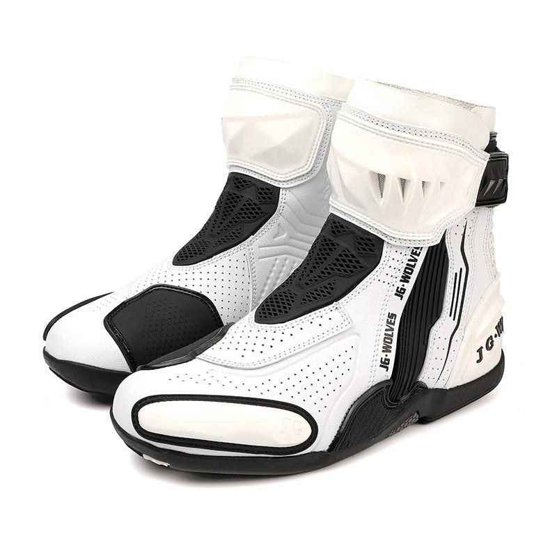 Mens Motorcycle Riding Boots All Season Off-Road Touring Shoes Bikers With Enhanced Ankle Support Slip-Resistant Sole