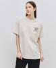 Keuleogsi Nice Print Drop Shoulder T-Shirt Putty Beige
