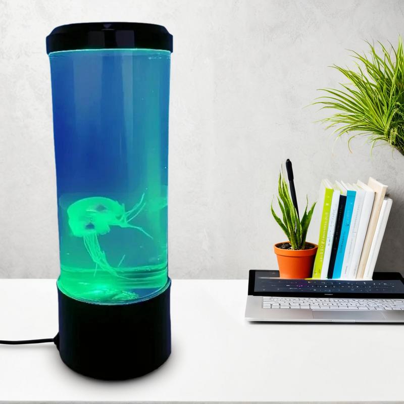 Desktop Simulated Jellyfish Lamp 7 Colors Changing LED Jellyfish Atmosphere Night Lights With For Home Bedroom Desktop Decor