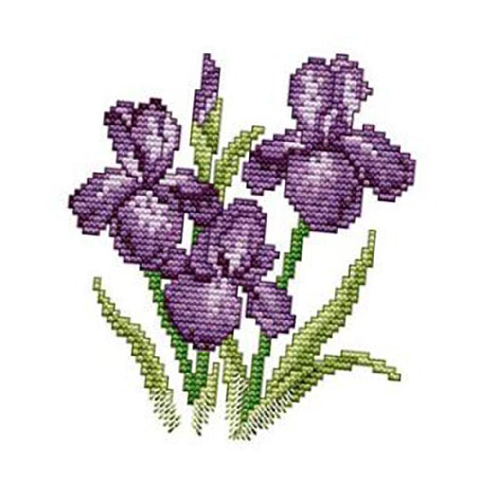 Cross Stitch Embroidery Kit Printed Cotton Fabric Needlecraft Complete Set Cross Stitch Chart for Creative Crafts